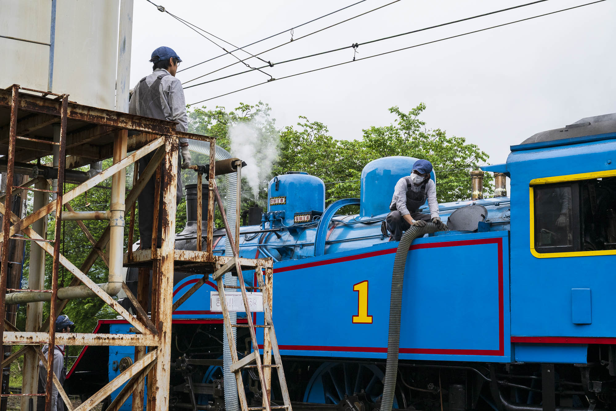 トーマス号の中からパーシーをみよう