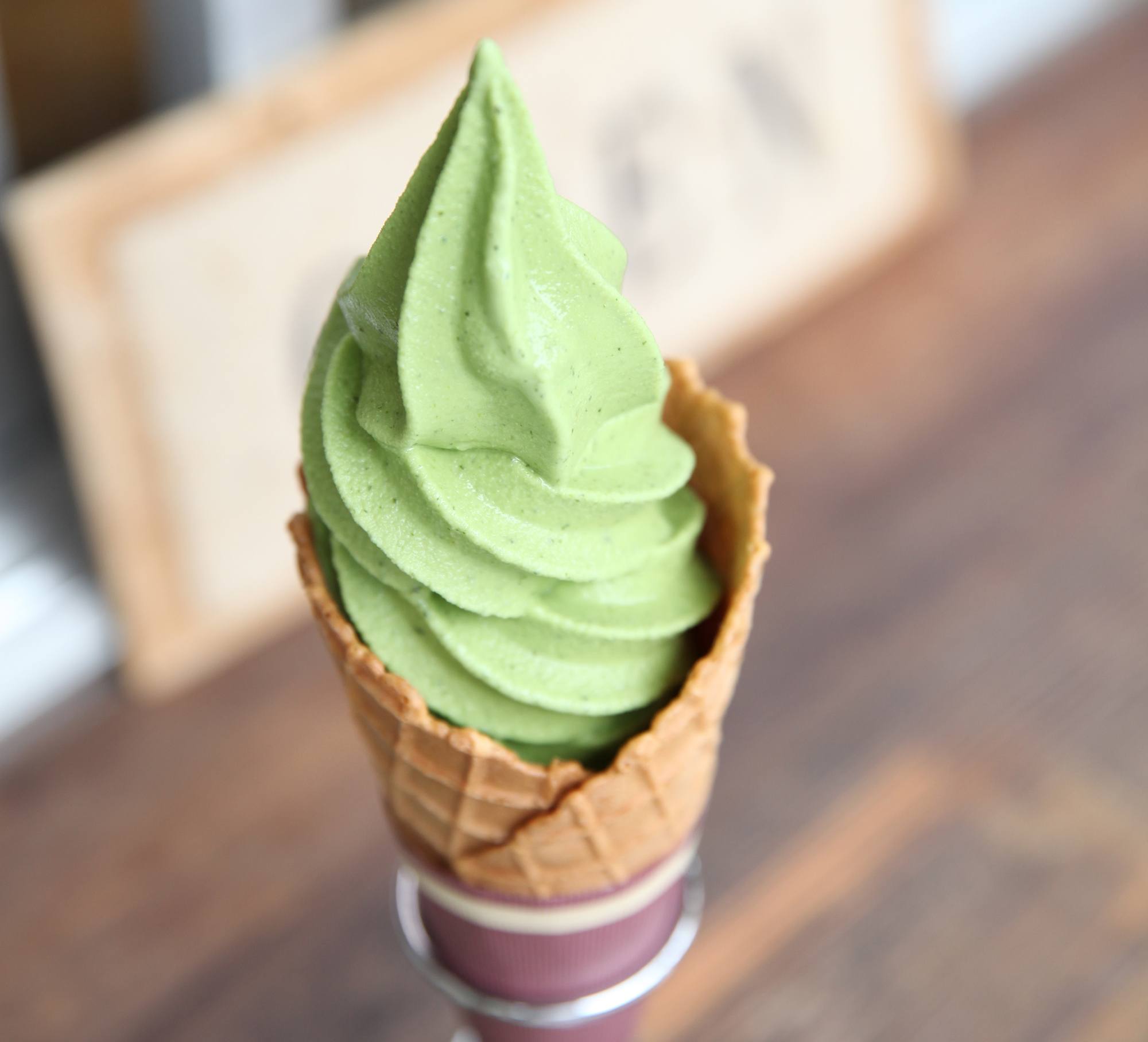 川根茶ソフトクリーム