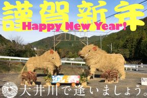 あけましておめでとうございます！2019年の大井川オススメあそび体験ベスト３